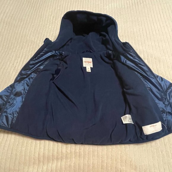 Cat & Jack Toddler Iridescent Puffer Jacket 2T - Picture 2 of 5